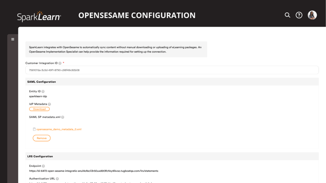 Opensesame Integration Example Screenshot