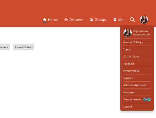 SparkLearn_desktop logout