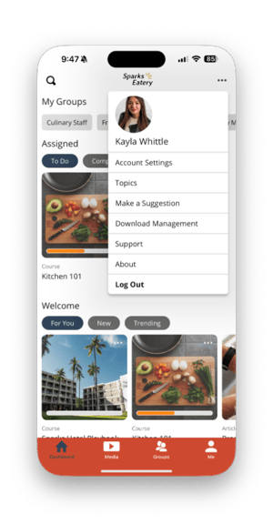 SparkLearn_logout